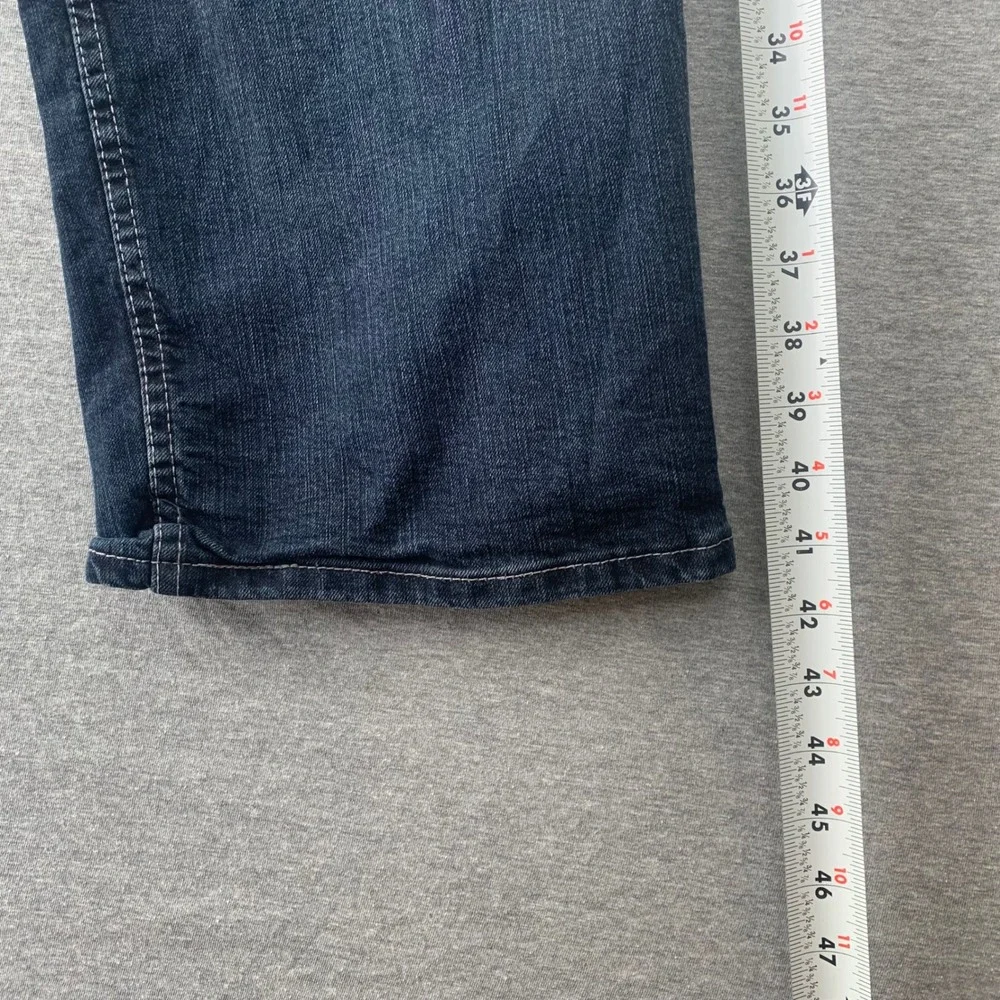 Levis 559 Relaxed Straight Jeans Mens 46x30 Dark Wash Blue Denim